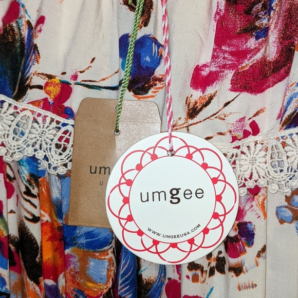 🌺NWT🌺Umgee Off the Shoulder Floral Maxi Dress - Picture 4 of 8